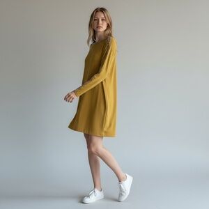 Missoni Women’s Yellow Tunic Mini Dress Made in Italy